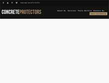 Tablet Screenshot of concreteprotectors.com